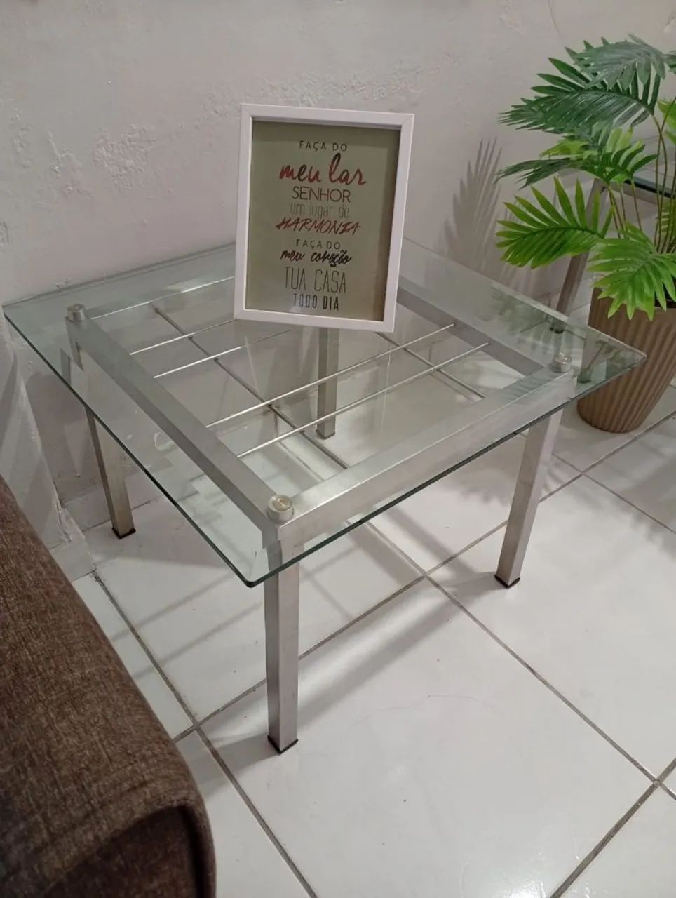 Centro de aço inox com vidro temperado 10m  - Foto 3