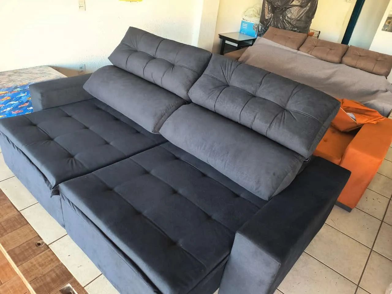 Sofá retrátil e reclinável Pronta entrega  - Foto 3