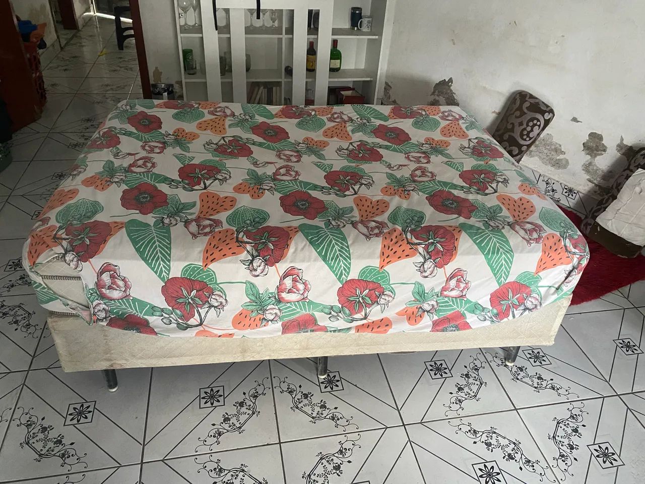 Cama box+ colchão de molas  - Foto 4