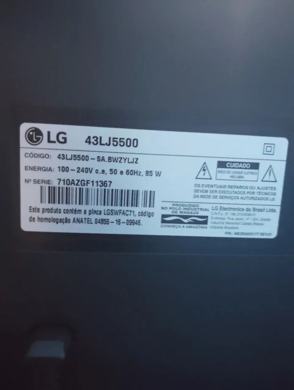 Smart tv lg 43 polegadas completa  - Foto 5