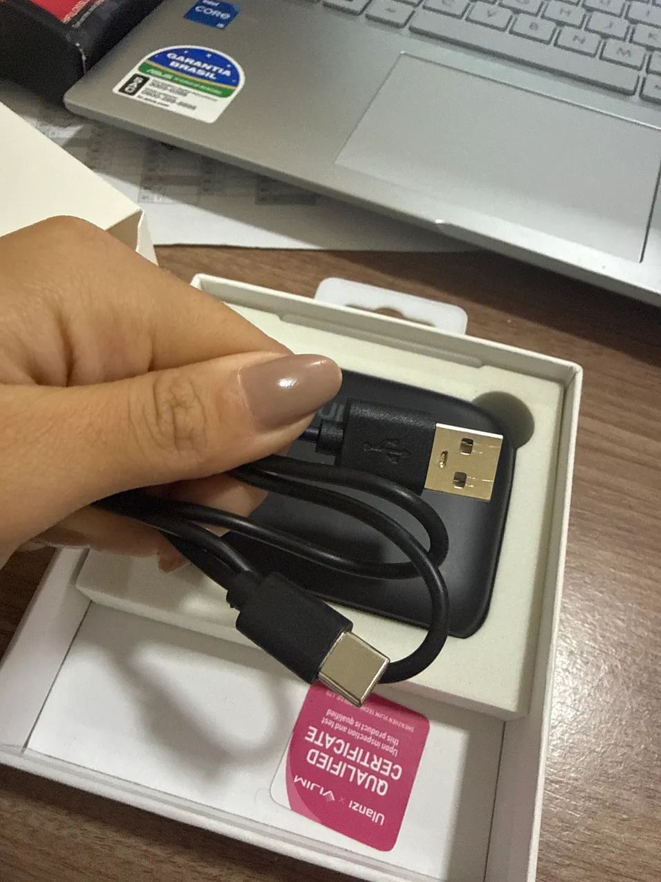 Microfone ULANZI j12 iPhone Lightning nunca usado  - Foto 4