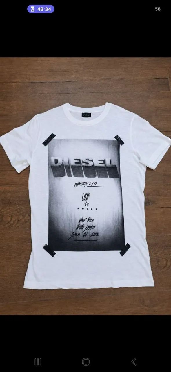 Camisa da Diesel Original nova