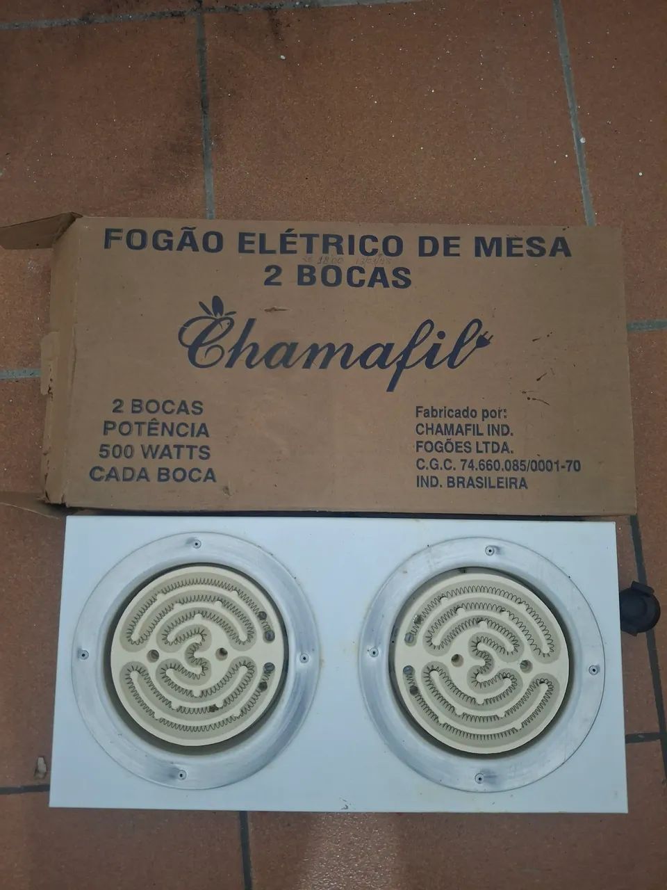 Fogão 2 bocas eletrico