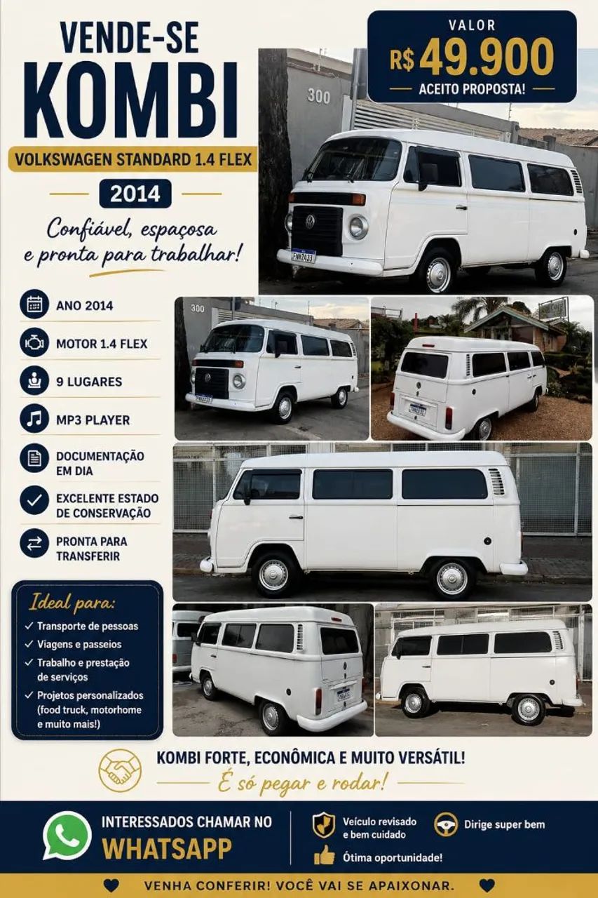 Volkswagen Kombi Kombi Standard 1.4 Mi Total Flex 8V 2014