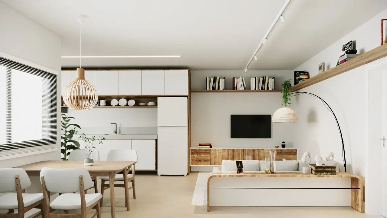 Apartamento para venda com 39 metros quadrados com 2 quartos - Foto 2