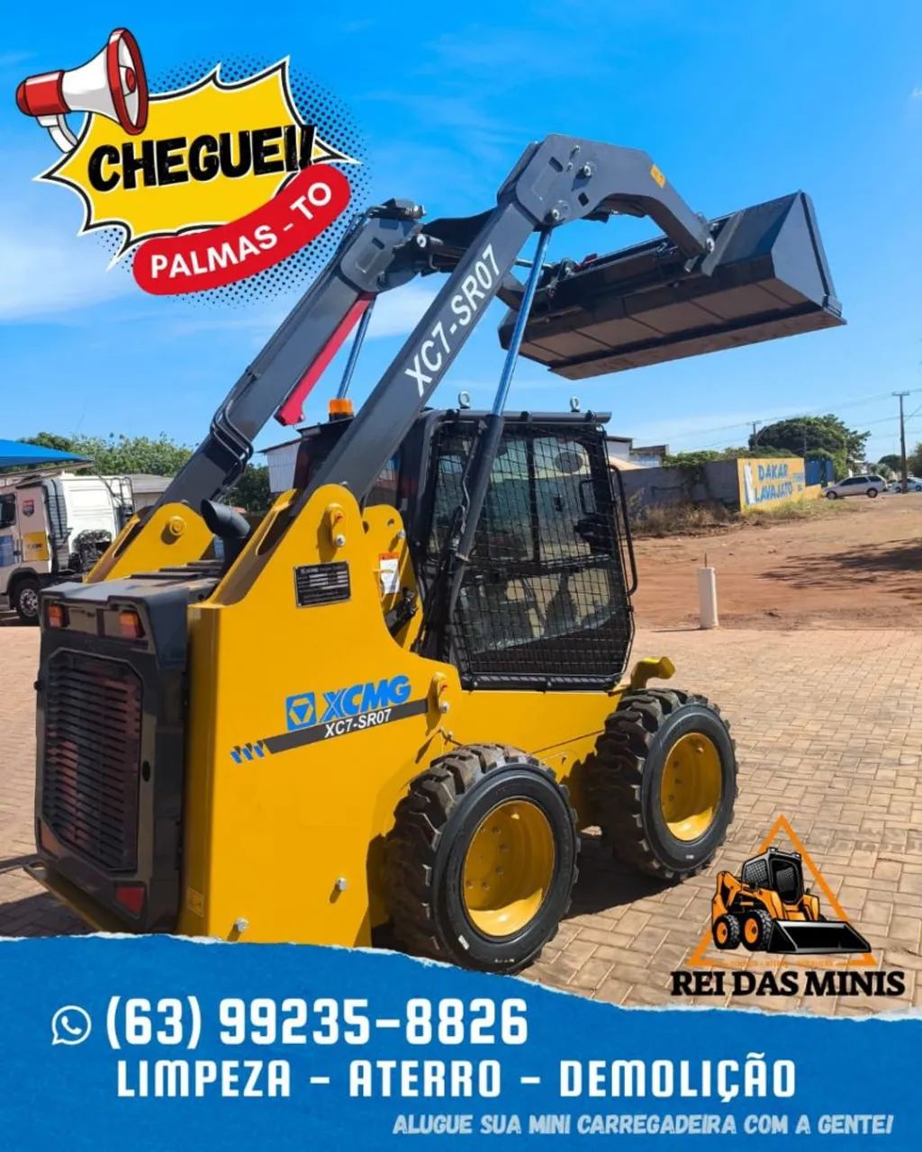 Bobcat Mini carregadeira Aterro Demolição Limpeza de terreno - Foto 5