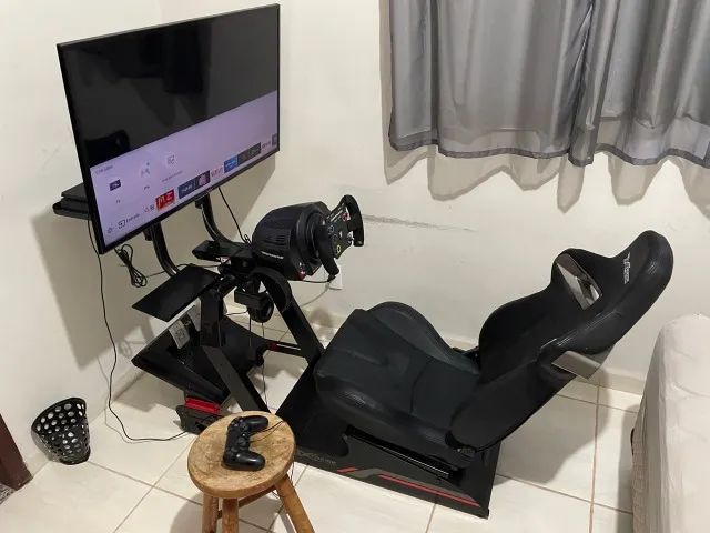 COCKPIT EXTREME SIMRACING COMPLETO + THRUSTMASTER T300RS GT EDITION + ARO TM OPEN WHEEL 