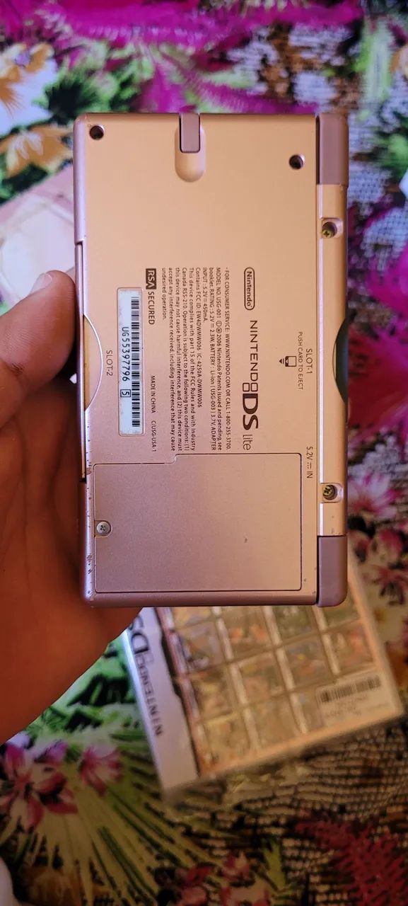 Nintendo ds lite rose com jogos leia anúncio  - Foto 3