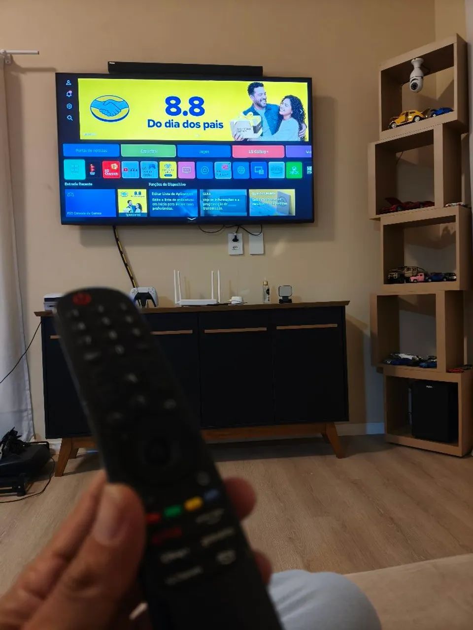 Tv LG webos 65 polegadas smart com nota fiscal pezinho e caixa  - Foto 2