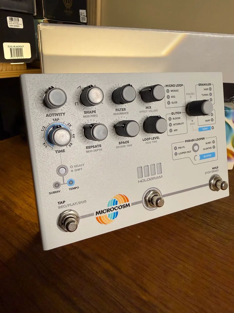 Pedal Microcosm Hologram Eletronics 