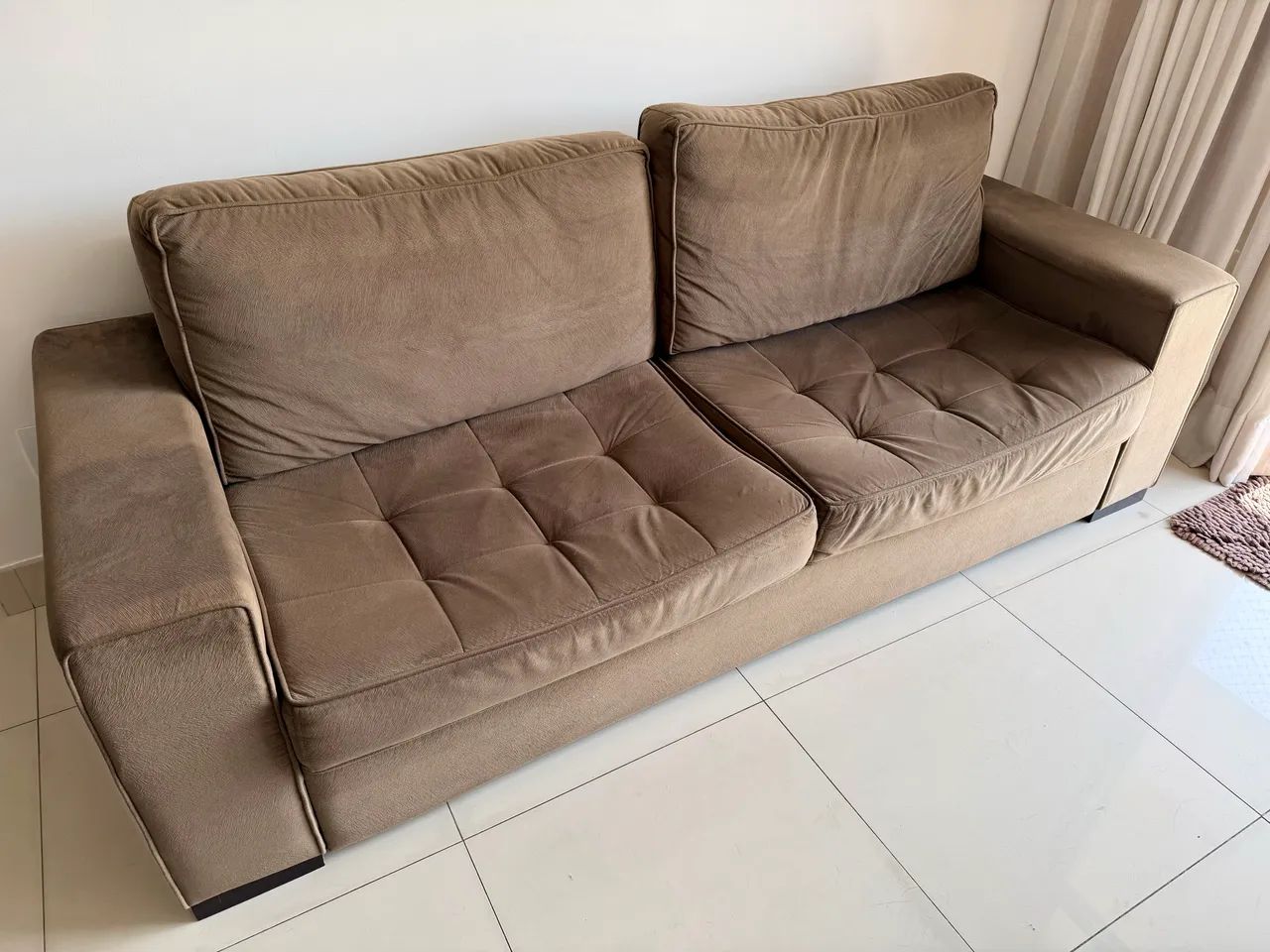 Sofá Marrom 2,20m