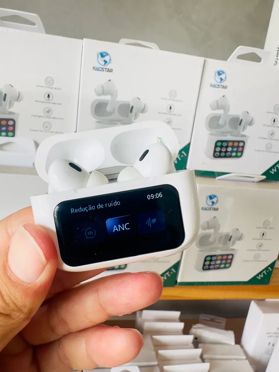 Fone de Ouvido Smart Pro com Tela Personalizável e Entrega Grátis em Recife - Foto 4