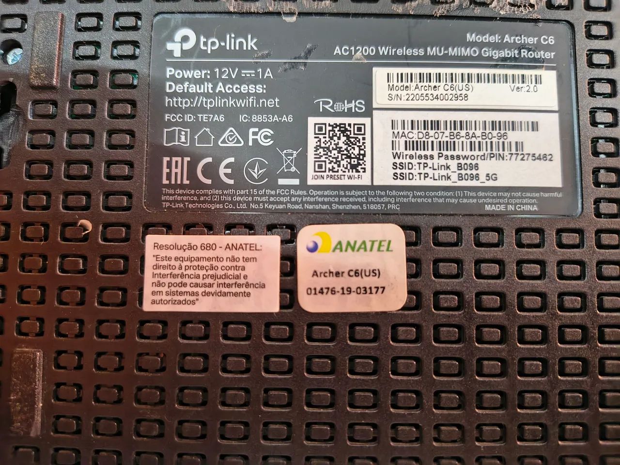 Roteador TP-Link modelo Archer C6 - Foto 3