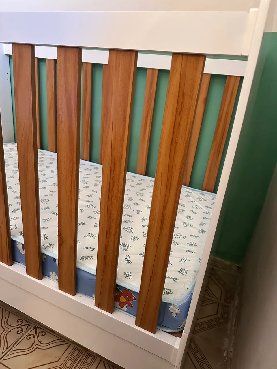 Berço americano ben 3 em 1 mini cama e mini sofá 