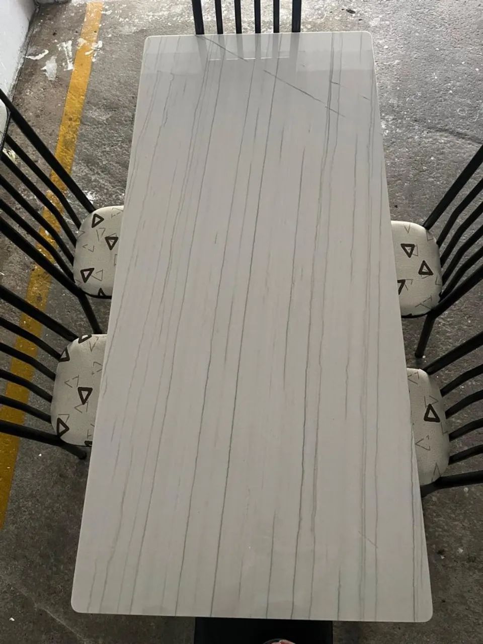 Mesa 6 cadeiras e tampo de Quartzito - Foto 4