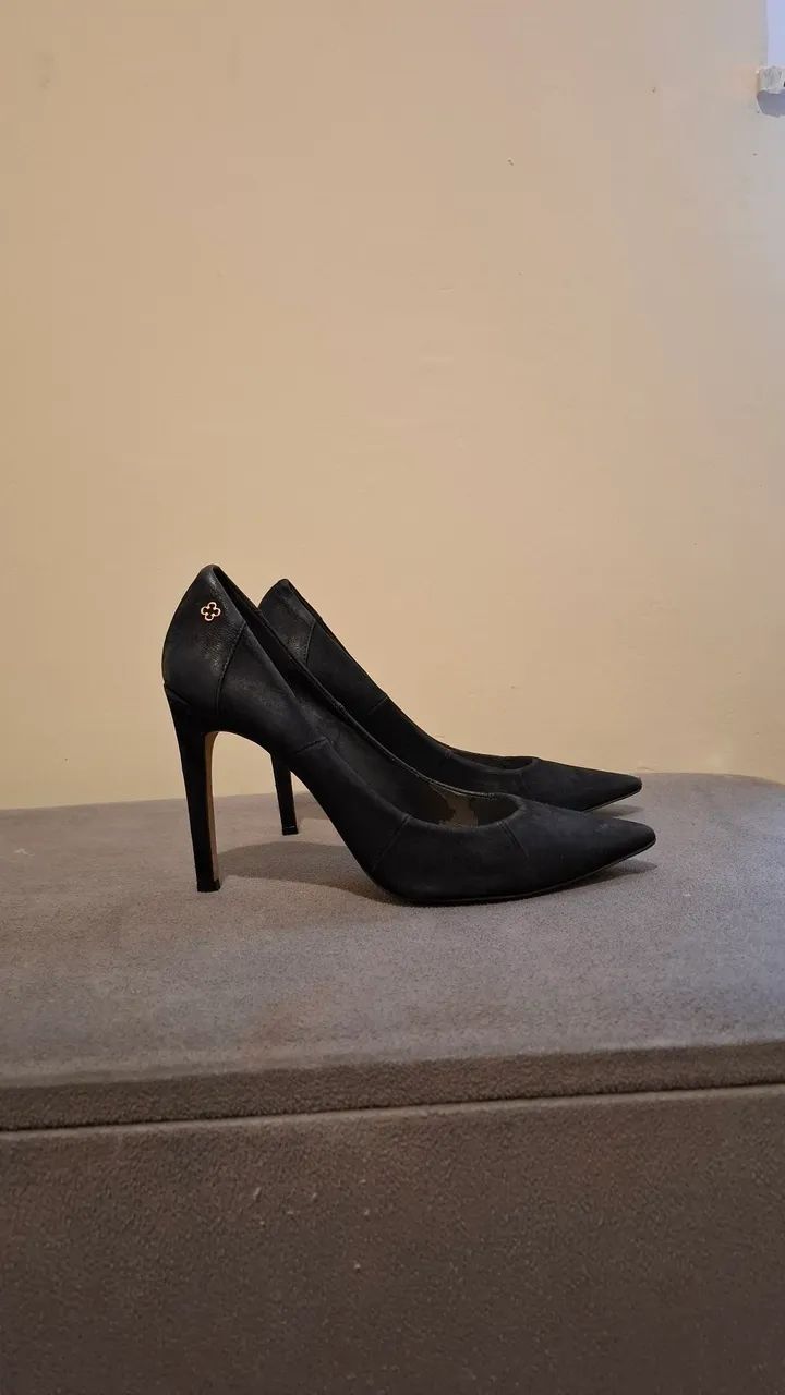 Scarpin preto couro legitimo capodarte  - Foto 3