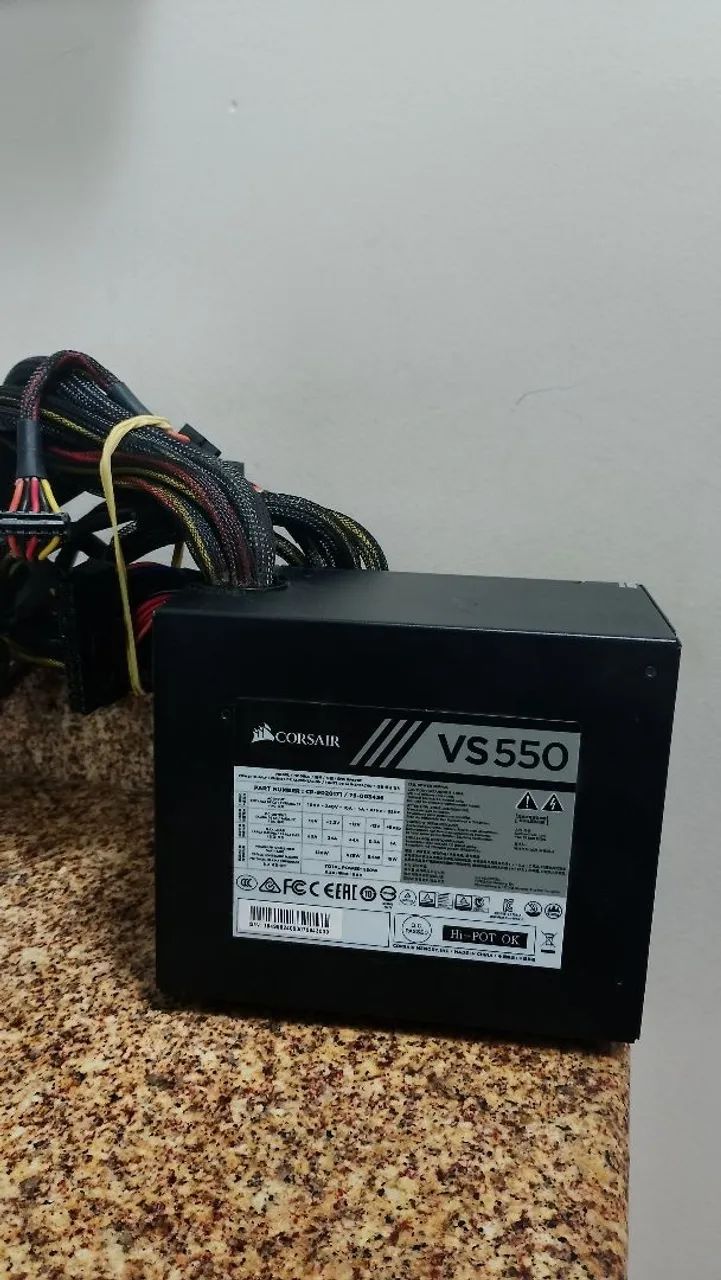 Fonte de alimentação Corsair VS 550
