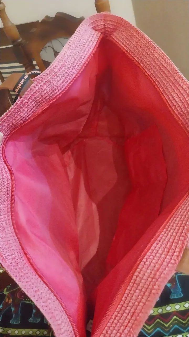 Bolsa de praia colorida linda!! - Foto 4