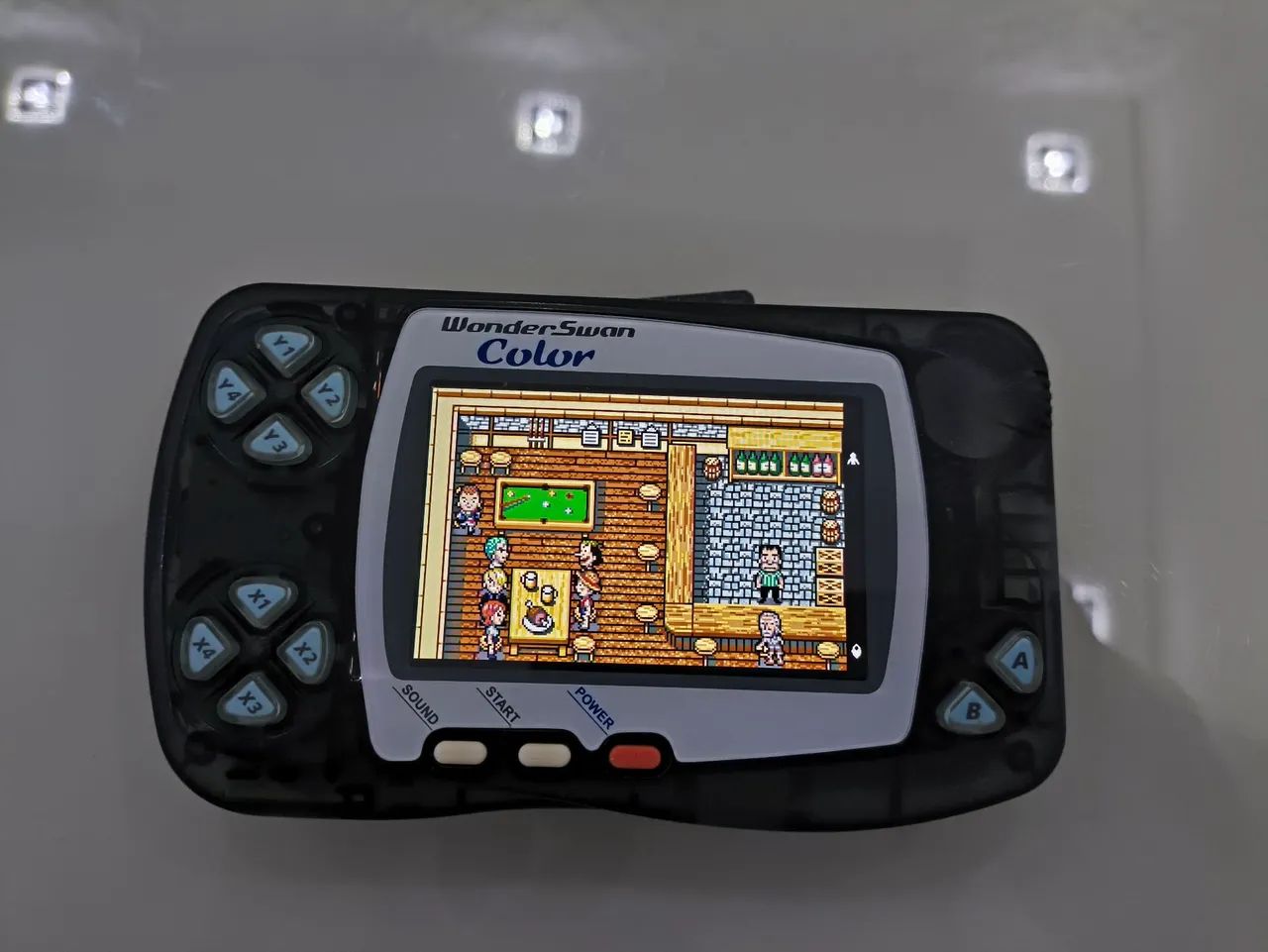 Wonderswan  mod tela ips + one piece 