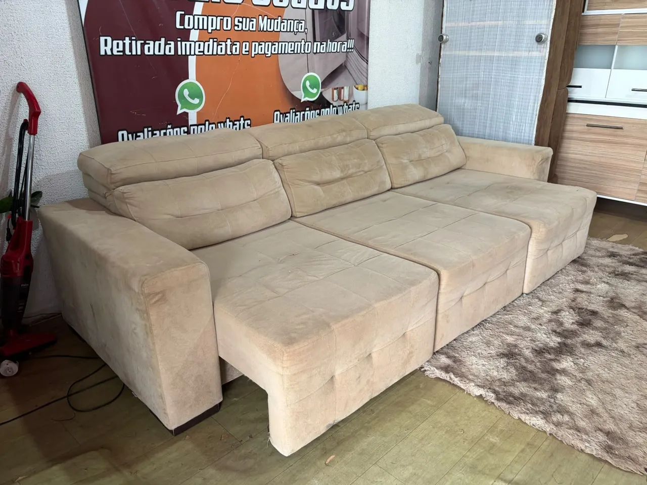 Sofa retrátil reclinável ótimo estado !!! - Foto 5
