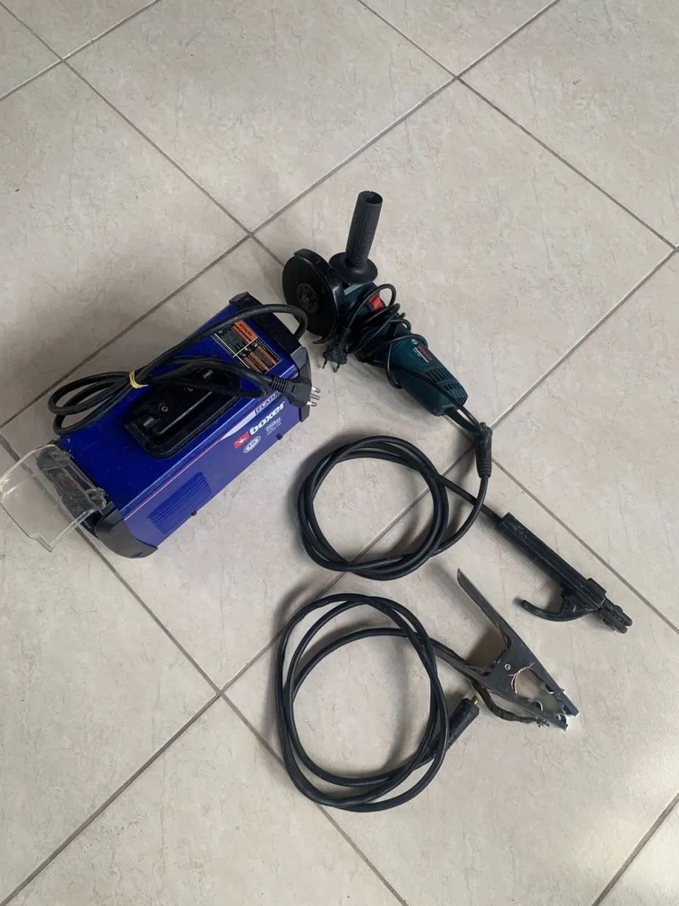 LIXADEIRA BOSH E MÁQUINA DE SOLDA BOXER - Foto 2