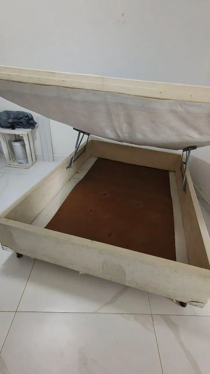 Cama Baú + Colchão Casal - Foto 2