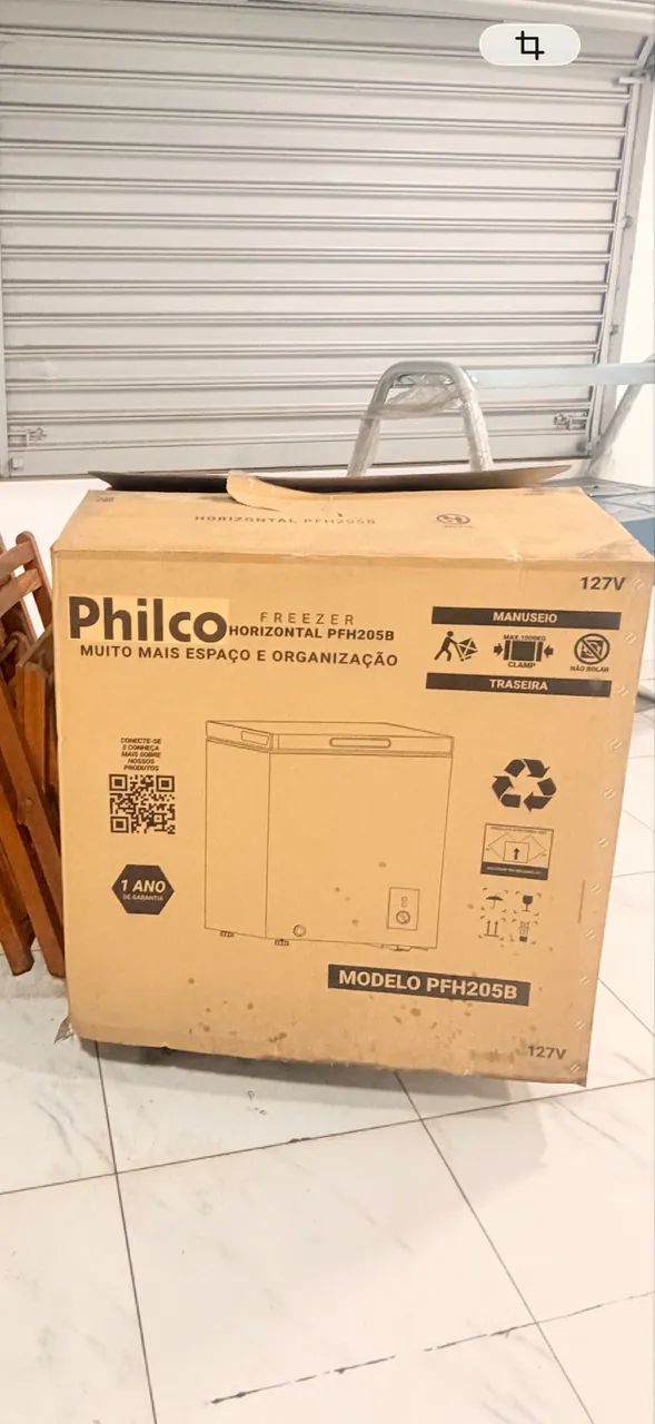 Freezer Novo Philco Horizontal Modelo PFH205B