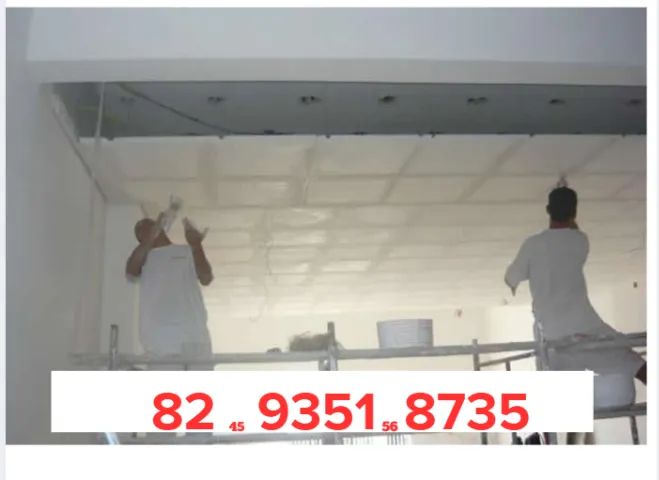 Forro modular drywall Forro vinílico Gesso