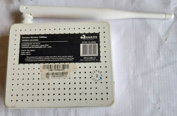 Kit com 2 Pixel Roteador Wireless 150Mbps - M151RW3 - Usado - Foto 5