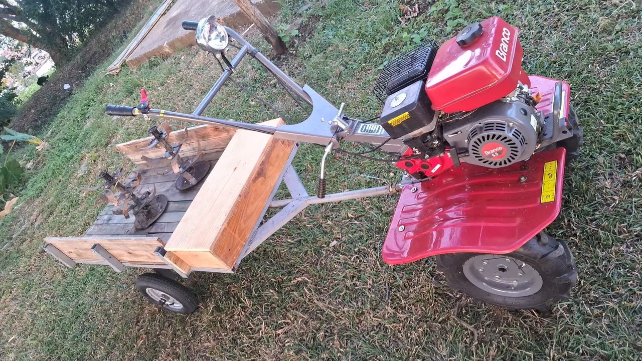 Motocultivador tratorito (Branco) - Foto 4