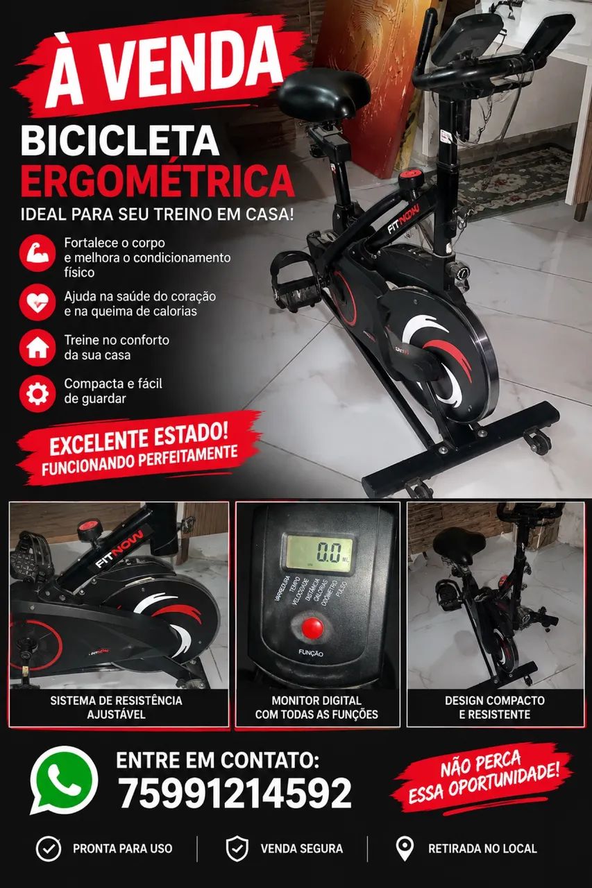 Bicicleta ergométrica 