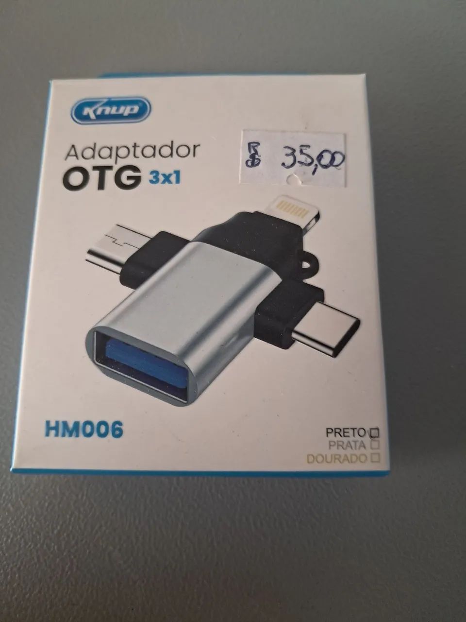 Adaptador OTG 3X1
