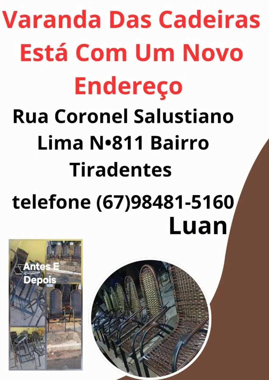 Reformas E Vendas De Cadeiras De Junco E Fio  - Foto 4
