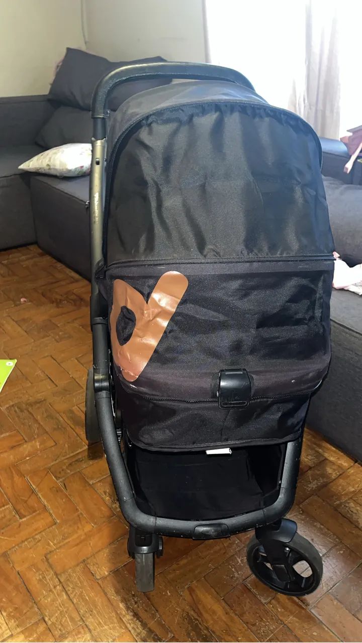 Carrinho Moisés galzerano com bebê conforto  - Foto 2