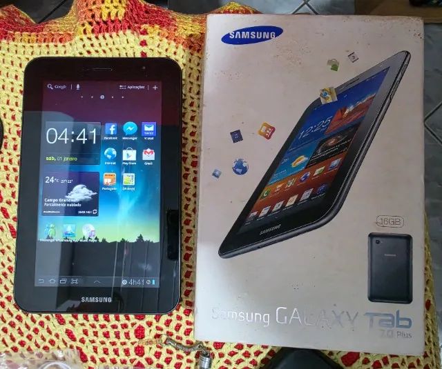 Tablet Samsung Galaxy Tab 7.0 Plus com acessórios - Funcionando perfeitamente, pouco uso - Foto 2