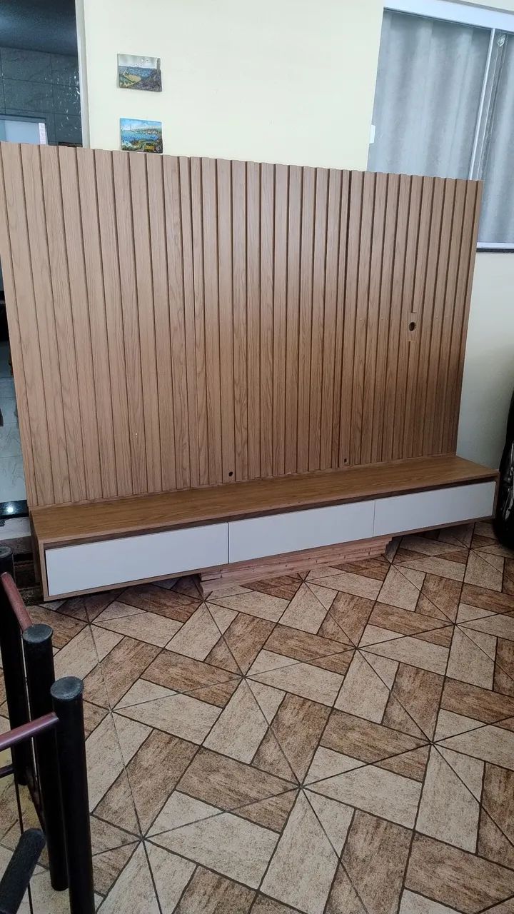 Painel para TV com Rack grande 