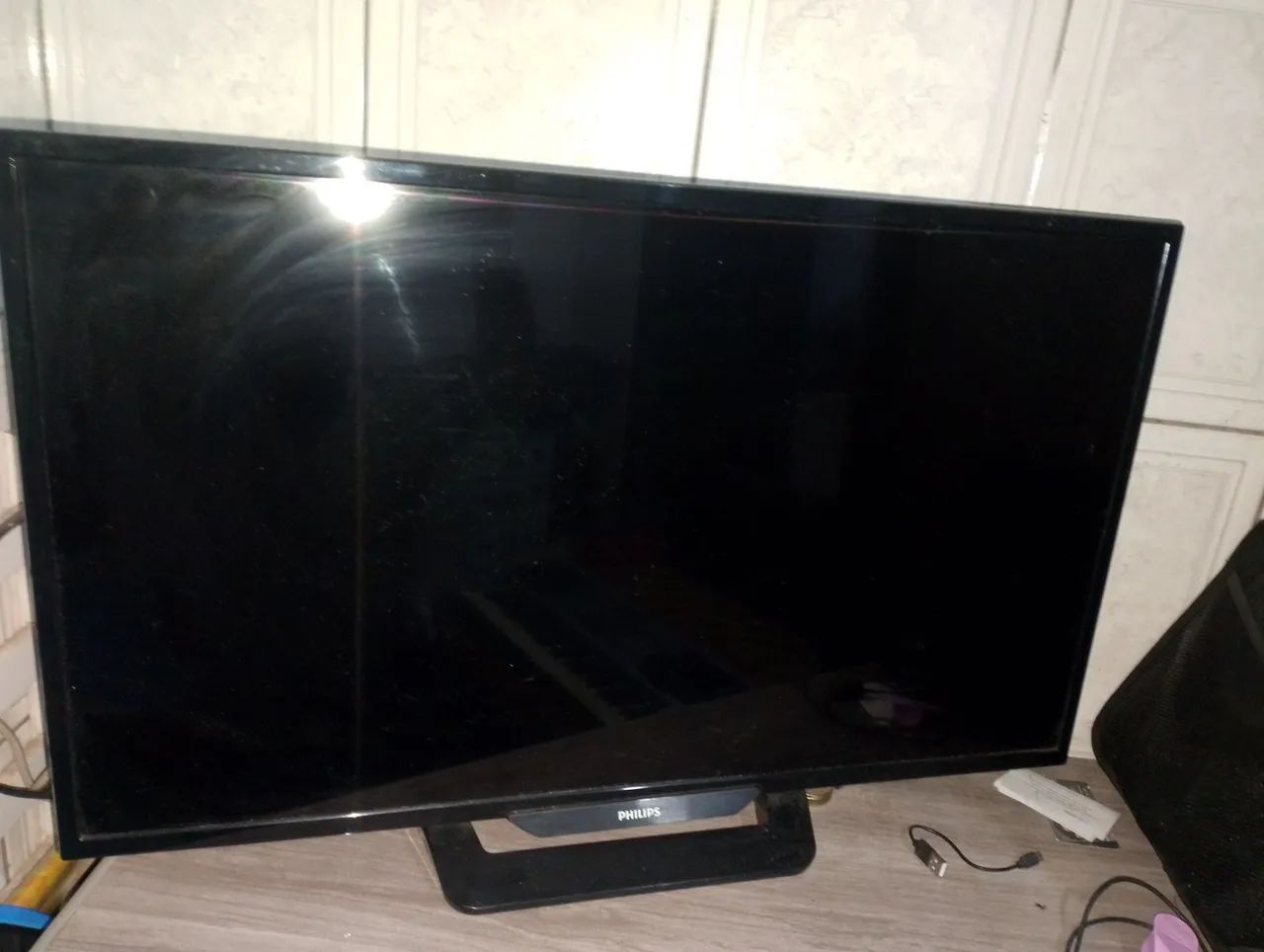 1 teclado com suporte,1 tv 32 polegadas  - Foto 4