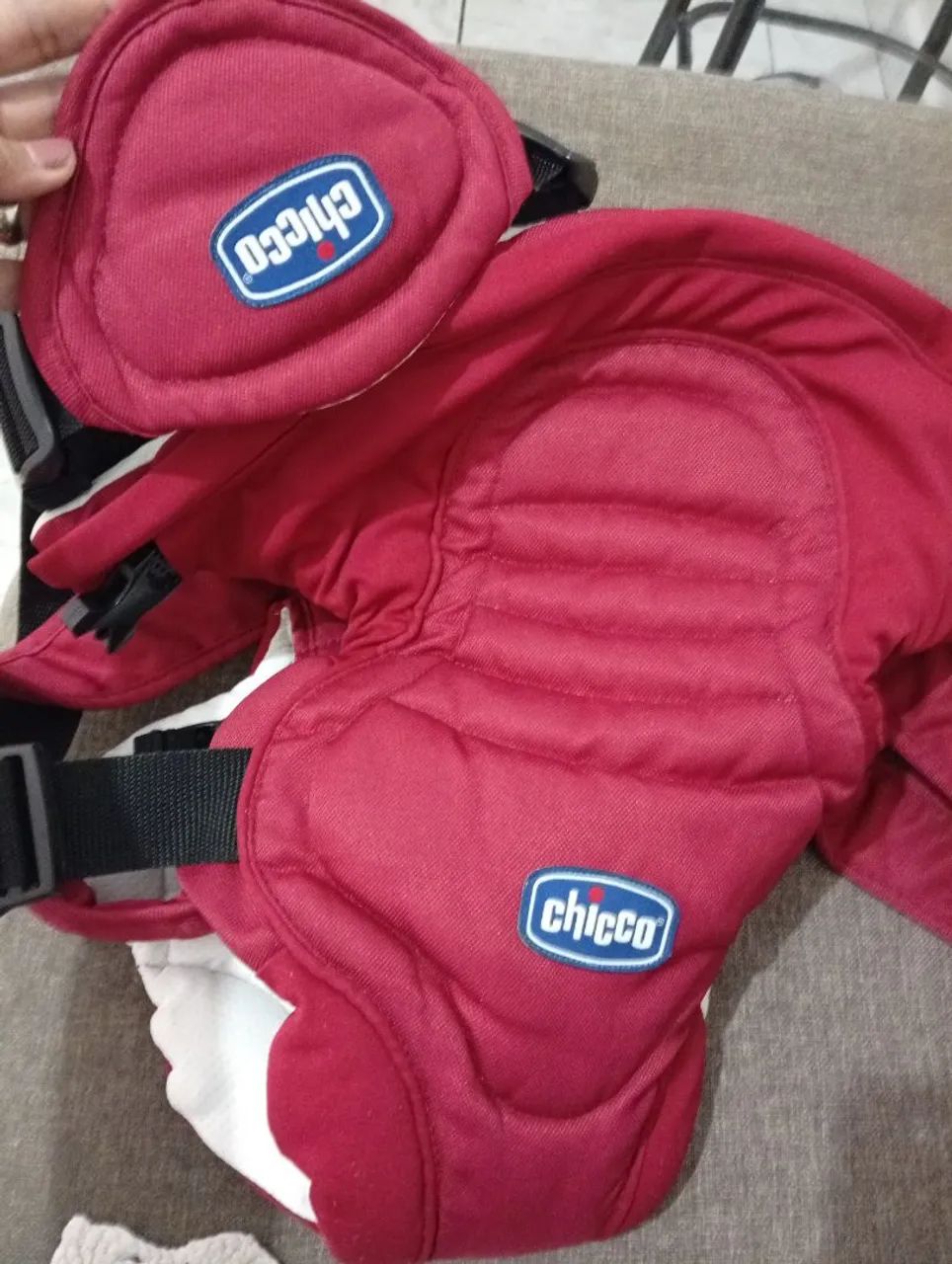 Canguru Ergonômico Chicco Soft & Dream Vermelho (Até 9kg)