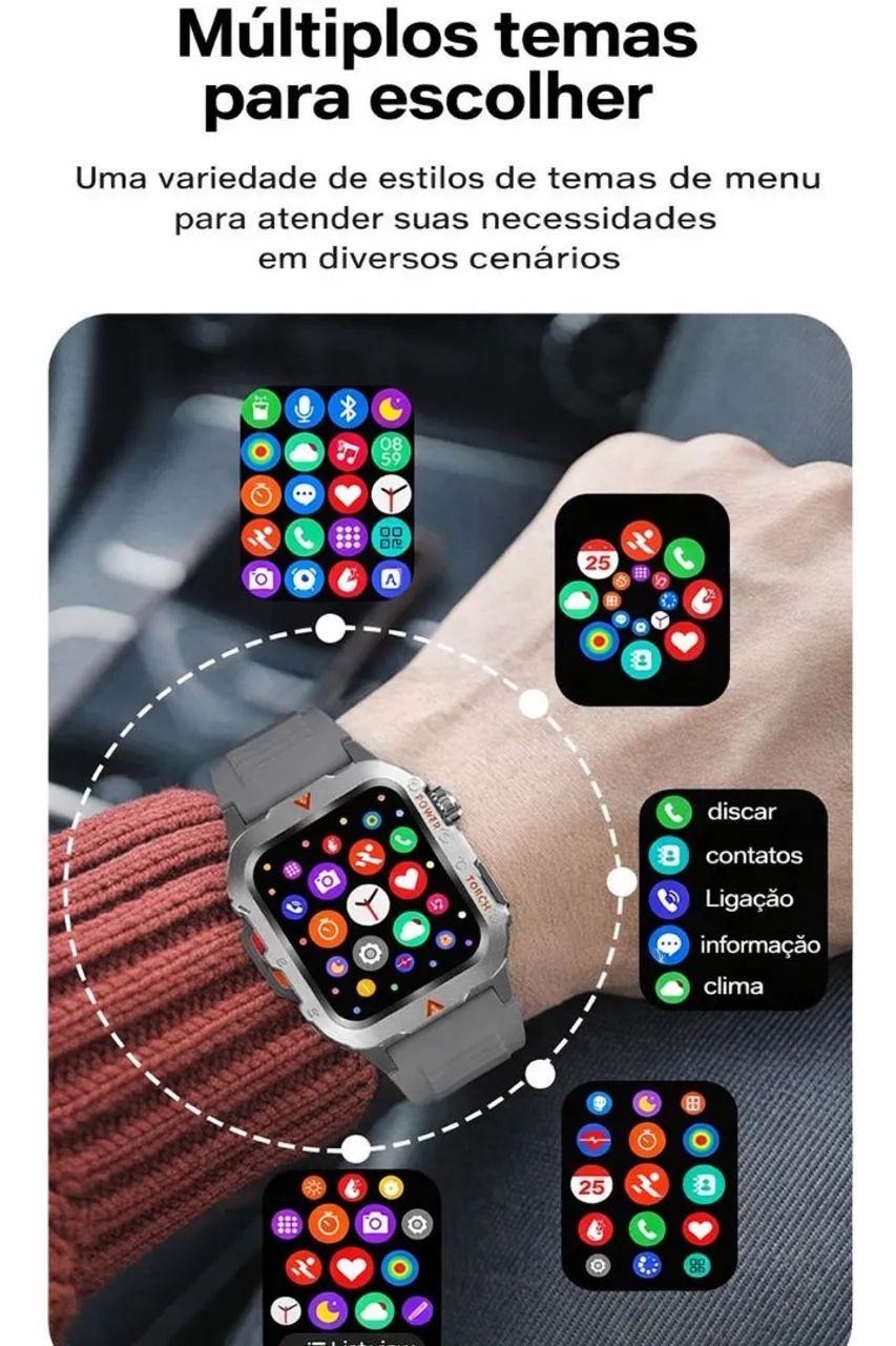 Smartwach Q11 | Relógio inteligente Com App - Foto 5