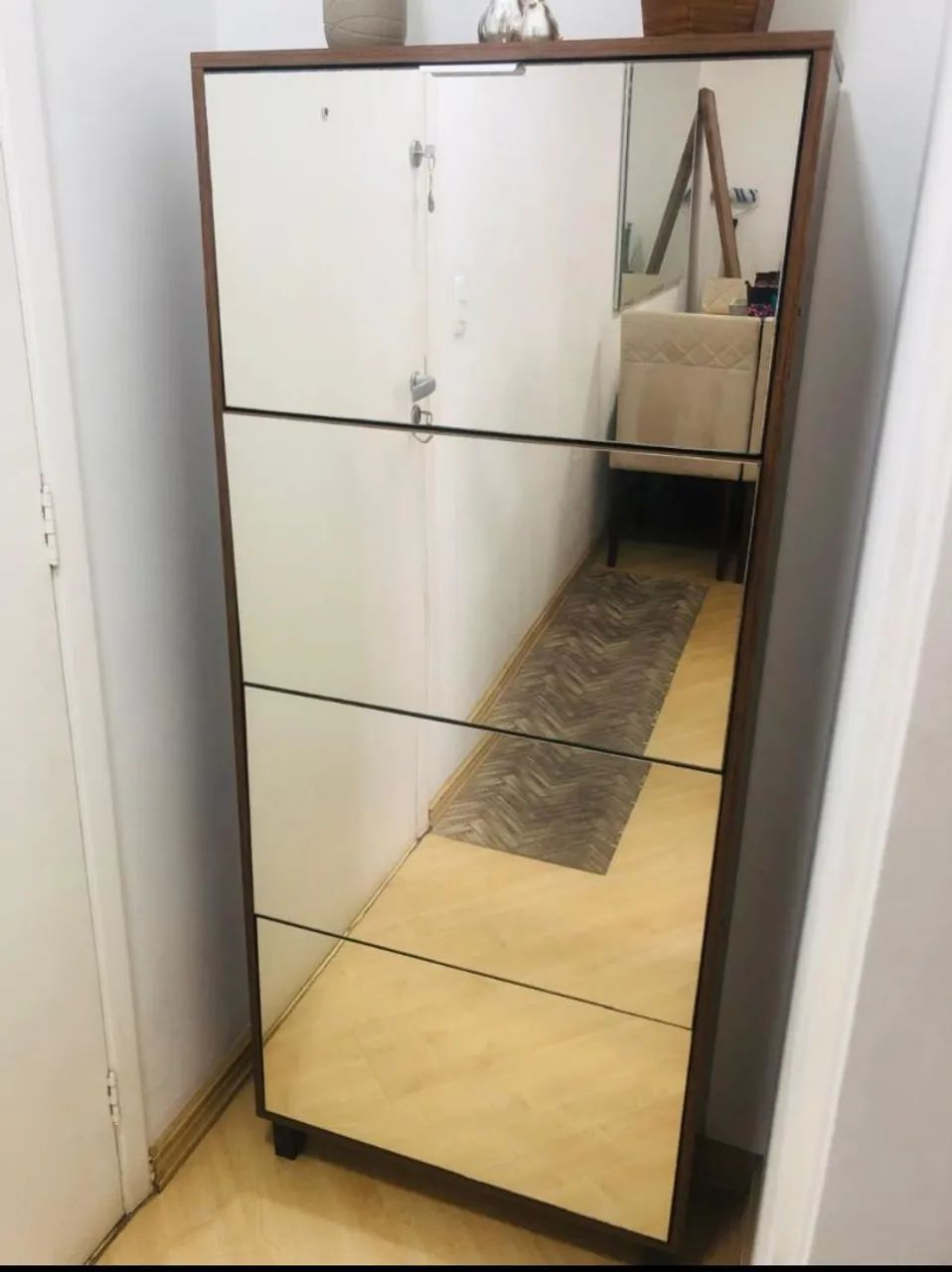 Sapateira Espelhada Pequim - Foto 4