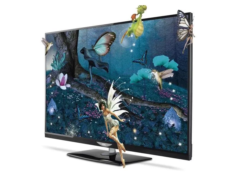 TV LED 3D 39" AOC SÉRIE 7000 FULL HD 2 HDMI LE39D7430 - Foto 2