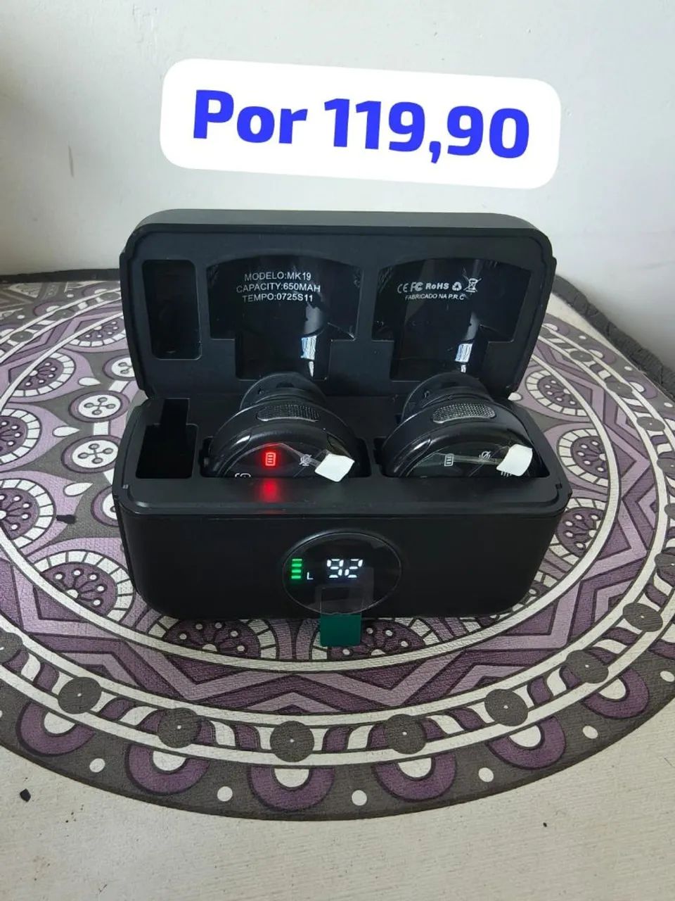 Microfone sem fio H'maston  - Foto 2