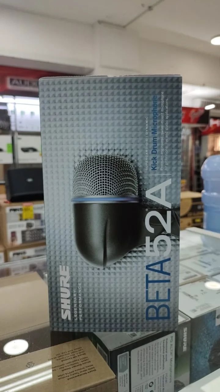 Shure Beta 52A Microfone Bumbo Baixo Profissional Novo Original - Foto 4