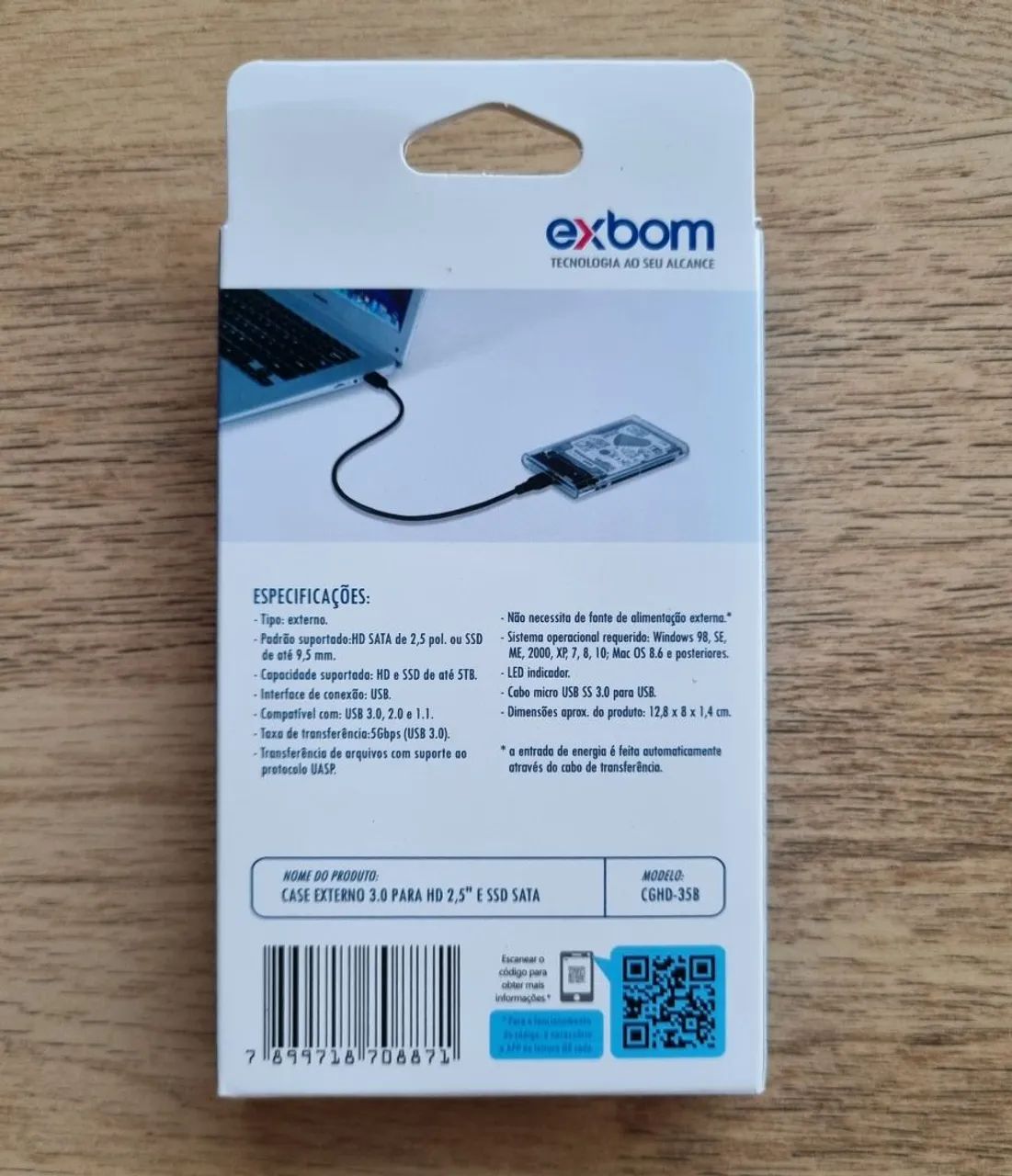 Case pra HD externo USB 3.0 - Foto 3