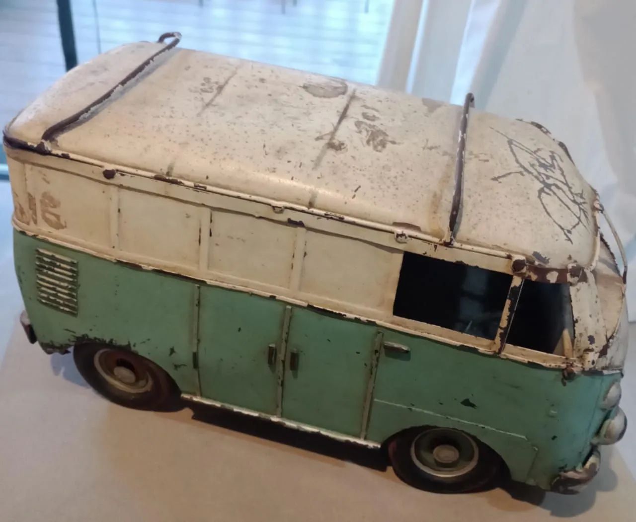Kombi antiga de ferro para coleção  - Foto 5