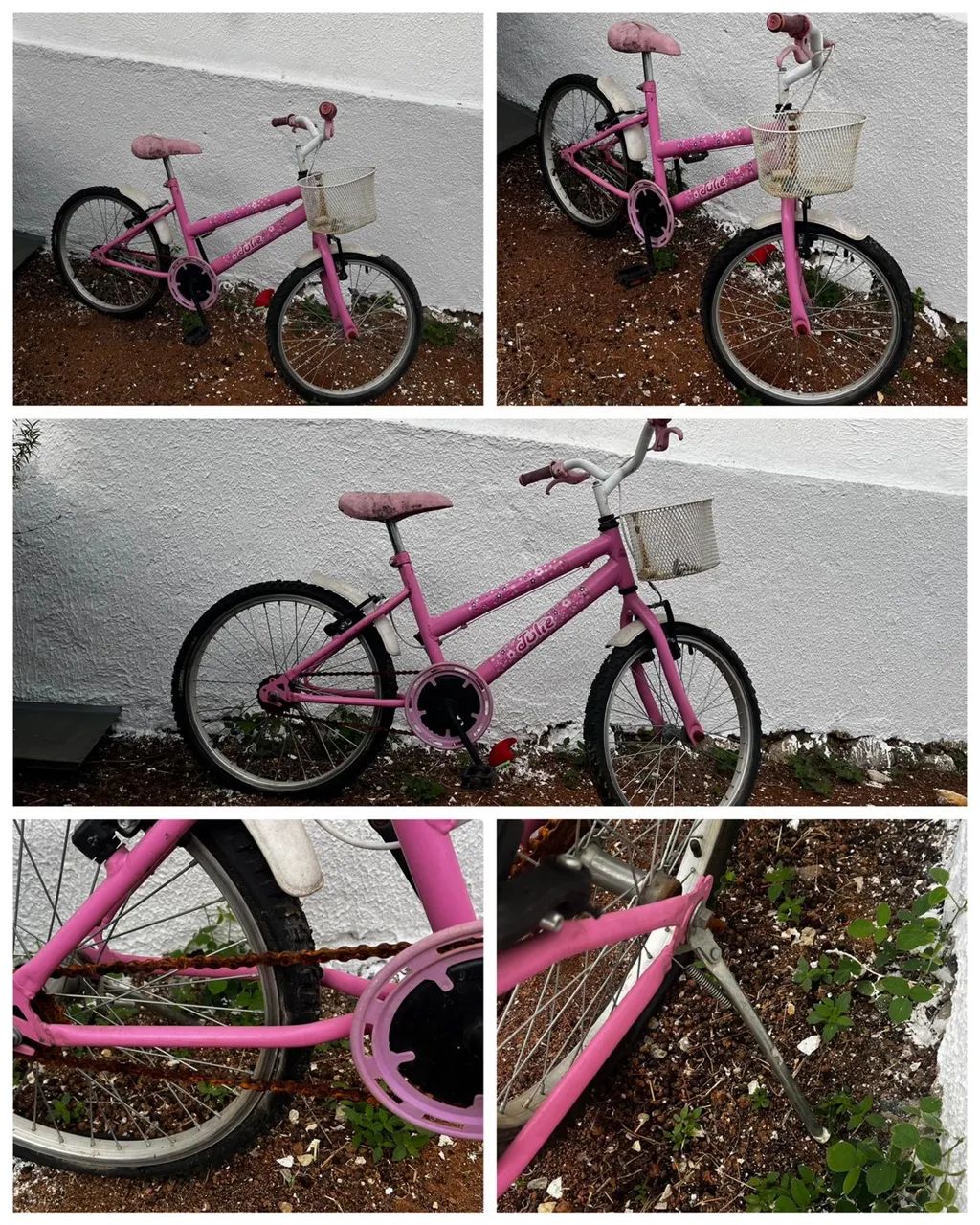 Bicicleta rosa infantil  - Foto 2