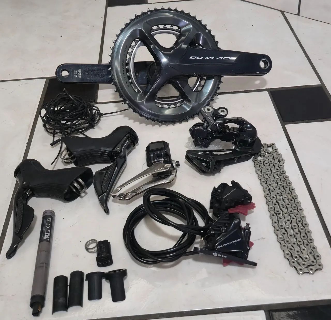 Grupo dura ace eletrônico de 11 velocidade.  - Foto 4