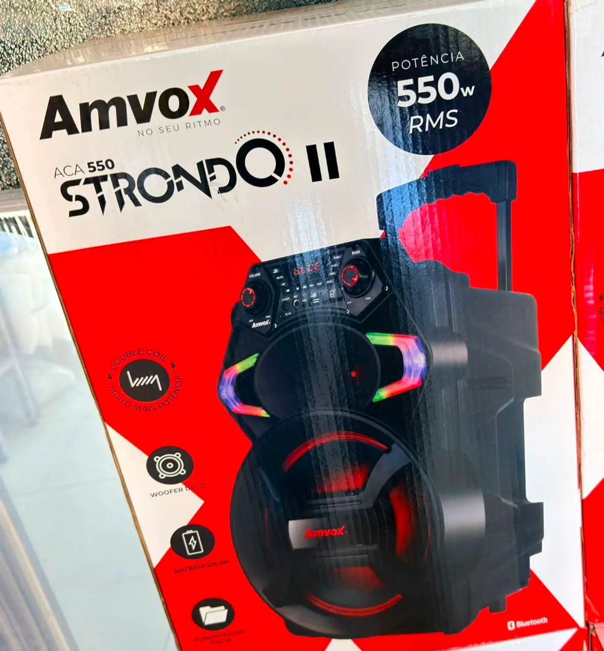 Caixa de som amvox 