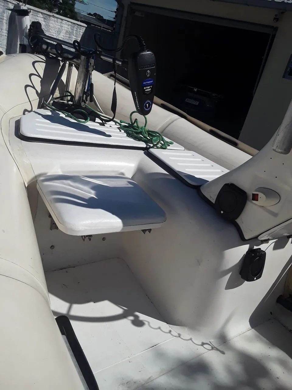 Bote inflável Sail Master motor yamaha 40hp 4t motor autobot gps - Foto 4