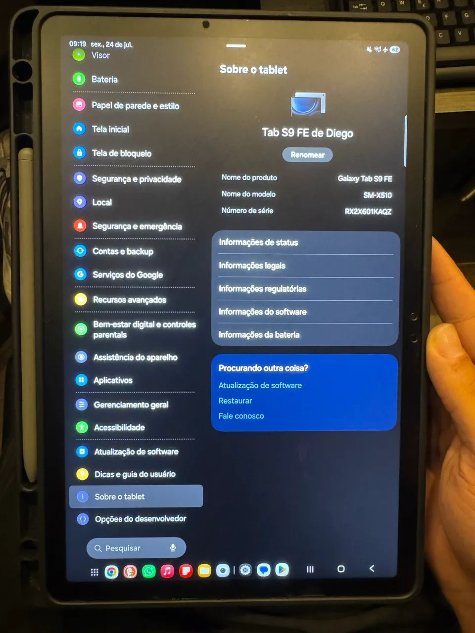 TABLET S9 FE (128gb + wifi) - Foto 3